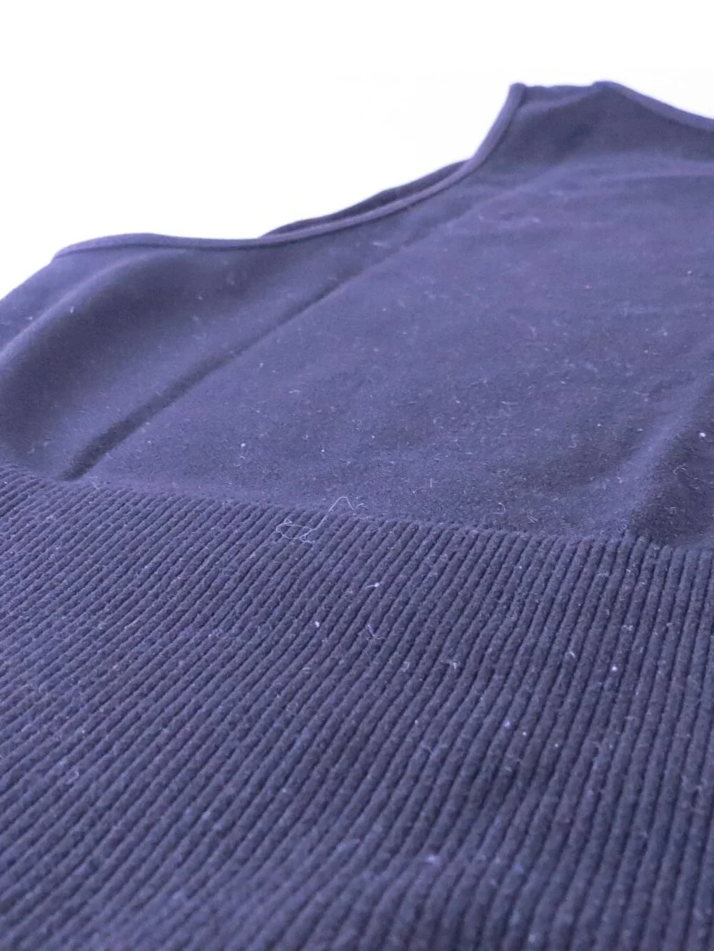Nikibiki Black Seamless Cropped Tank Top | Ribbed Hem | One Size